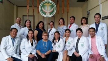 Dr. Paz H. Diaz (seated in blue) with the participants of the Certificate Course, namely, Grace M. Lopez, MD; Ana Liza L. Ong, MD; Evalyn M. Irasusta, MD; Charmaine Dawn A. Gonzales, MD; Kristian Jason B. Inocentes, MD; Manrico Kit C. Cruz, MD; Fatima I. Ilano, MD; Romel E. Jarabelo, MD; Ma. Carmelita G. Vergara, MD; Arlyn P. Lu, MD; Angela V. Gomez, MD; Marlon B. Ulit, MD; Celine Aura S. Fider, MD; Romeo D. Dolar, Jr. MD; and, Avegeille T. Panganiban-Corales, MD
